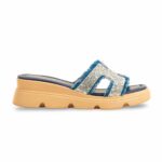 Blue Formal Slipper For Women PU0443 - View 2