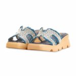 Blue Formal Slipper For Women PU0443 - View 3