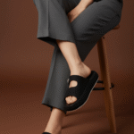 Black Formal Slipper PU0446 - View 1