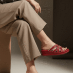 Maroon Formal Slipper PU0520 - View 1