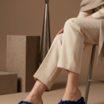 Blue Formal Slipper PU0521 - View 1