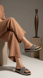 Black Formal Slipper PU0532 - View 1
