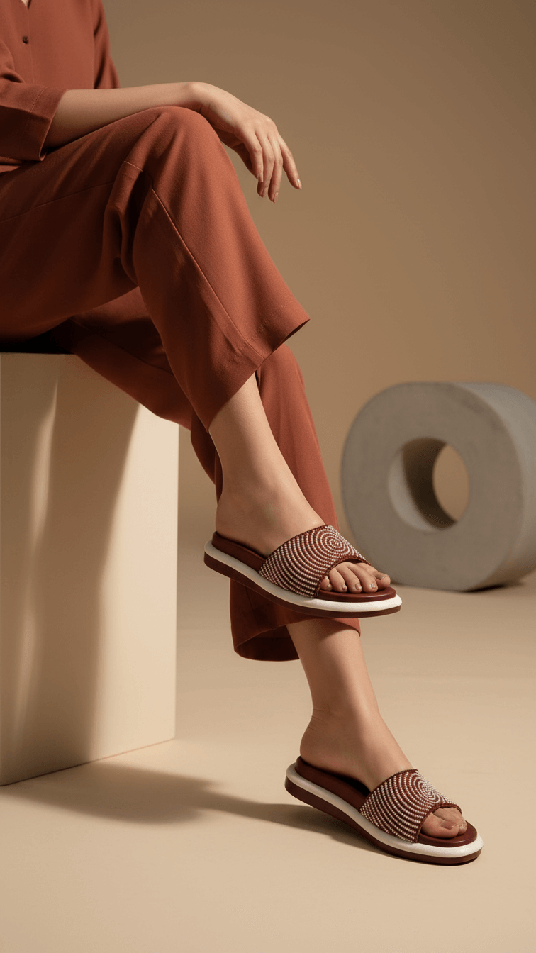 PU0532-05.png Maroon Formal Slipper PU0532 - View 1