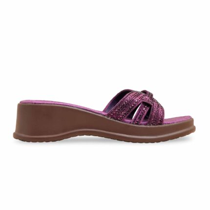 Purple Formal Slipper PU0533 - View 2
