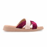 Maroon Formal Slipper For Ladies PU0567 - View 2