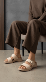 Fawn Formal Slipper For Ladies PU0579 - View 1