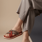 Maroon Formal Slipper For Ladies PU0584 - View 1