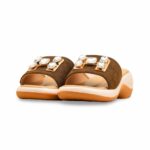 Olive Formal Slipper For Ladies PU0614 - View 3