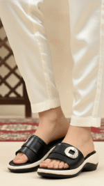 Black Formal Women Slipper PU0615 - View 1