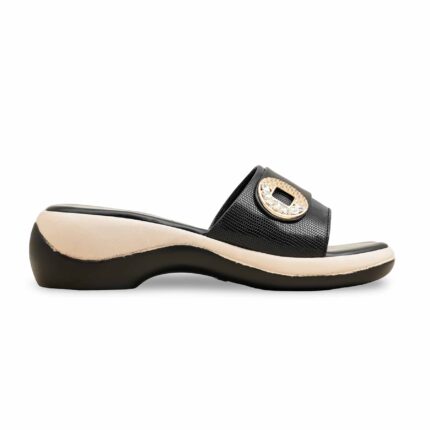 Black Formal Women Slipper PU0615 - View 2
