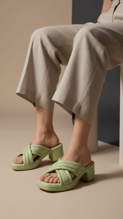 PISTAGREEN Formal Slipper For Women PU0619 - View 1