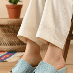 Sky Blue Formal Slipper For Ladies PU0621 - View 1