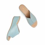 Sky Blue Formal Slipper For Ladies PU0621 - View 5
