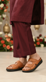 Tan Formal Women Slipper PU0626 - View 1