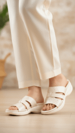 Cream Formal Women Slipper PU0627 - View 1