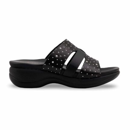 Black Formal Slipper For Women PU0627 - View 2