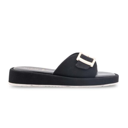 Black Formal Slipper For Ladies PU0631 - View 2