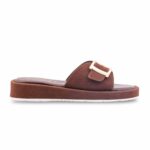 Brown Formal Slipper For Women PU0631 - View 2