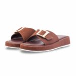 Brown Formal Slipper For Women PU0631 - View 4