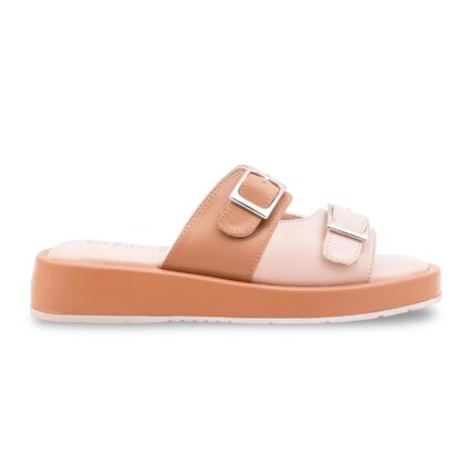 Beige Formal Women Slipper PU0634 - View 2