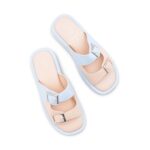 Sky Blue Formal Slipper For Ladies PU0634 - View 5