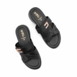 Black Formal Slipper For Ladies PU0651 - View 5
