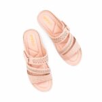 Pink Formal Slipper For Women PU0652 - View 5