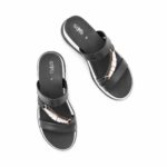Black Formal Slipper For Women PU0655 - View 5