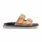 Golden Formal Slipper For Ladies PU0658 - View 2