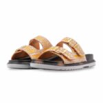 Golden Formal Slipper For Ladies PU0658 - View 3