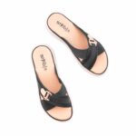 Black Formal Slipper For Ladies PU0661 - View 5