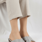 Silver Formal Slipper For Ladies PU0662 - View 1