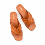 Mustard Formal Slipper For Ladies PU0664 - View 5