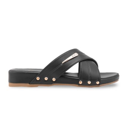 Black Formal Women Slipper PU0665 - View 2