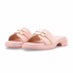 Pink Formal Slipper For Ladies PU0668 - View 3