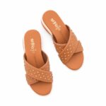 Brown Formal Slipper For Women PU0676 - View 5