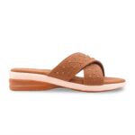 Brown Formal Slipper For Women PU0676 - View 2