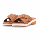 Brown Formal Slipper For Women PU0676 - View 3