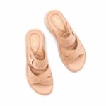 Beige Formal Slipper For Women PU0681 - View 5
