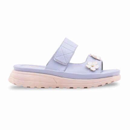 Sky Blue Formal Women Slipper PU0684 - View 2
