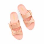 Golden Formal Slipper For Ladies PU0686 - View 5