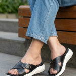 Black Formal Slipper For Ladies PU0692 - View 1