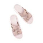 Beige Formal Slipper For Ladies PU0694 - View 5