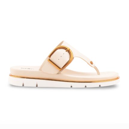Cream Formal Slipper For Ladies PU0718 - View 2