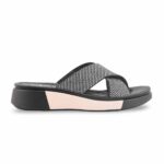 Black Formal Slipper For Ladies PU0730 - View 2