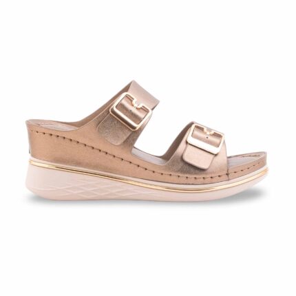 Bronze Formal Women Slipper PU0732 - View 2