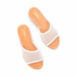 White Formal Women Slipper PU0733 - View 5