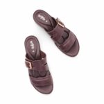Tan Formal Slipper For Ladies PU0735 - View 5