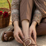 Mustard Formal Slipper For Women PU0736 - View 1