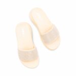 Beige Formal Slipper For Women PU0737 - View 5
